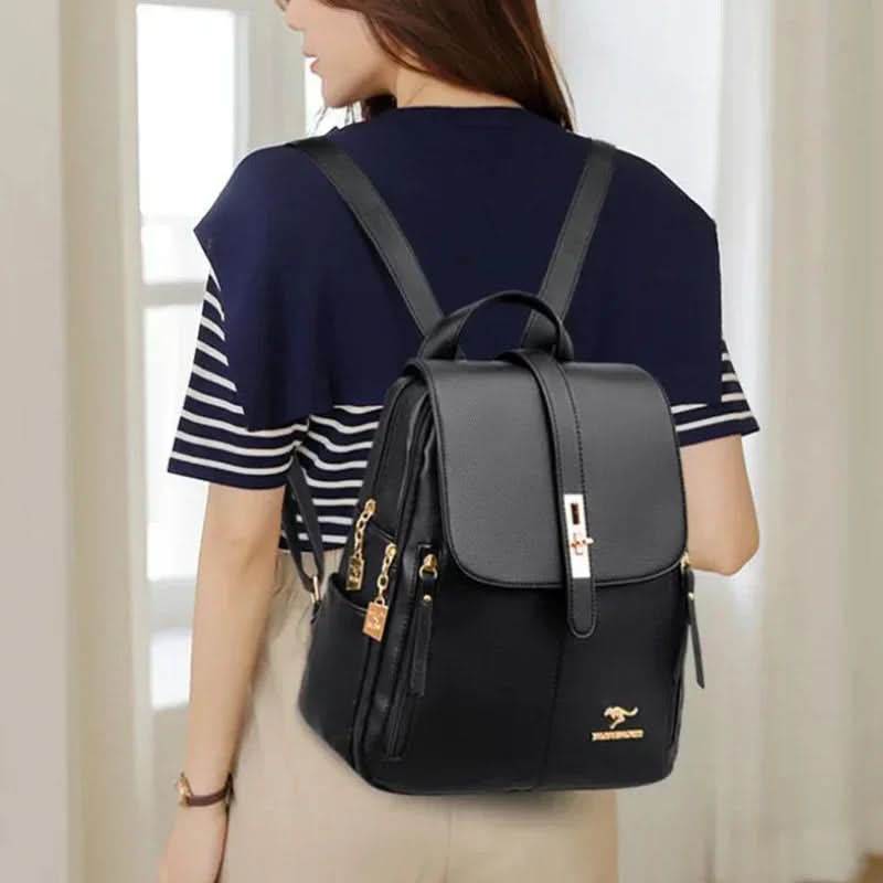 Mochila de cuero Goldline