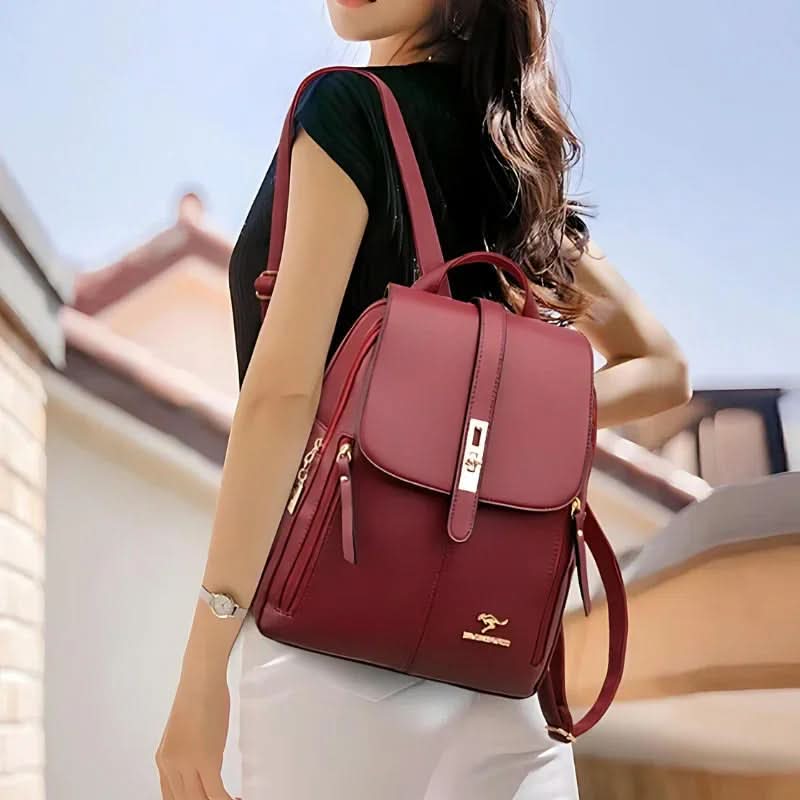 Mochila de cuero Goldline