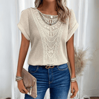 Judith | Top con detalles de encaje vintage