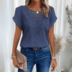 Judith | Top con detalles de encaje vintage