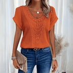 Judith | Top con detalles de encaje vintage