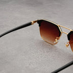 Rift Hex V2™ | Hexagonal Metal-Acetate Sunglasses | UV400