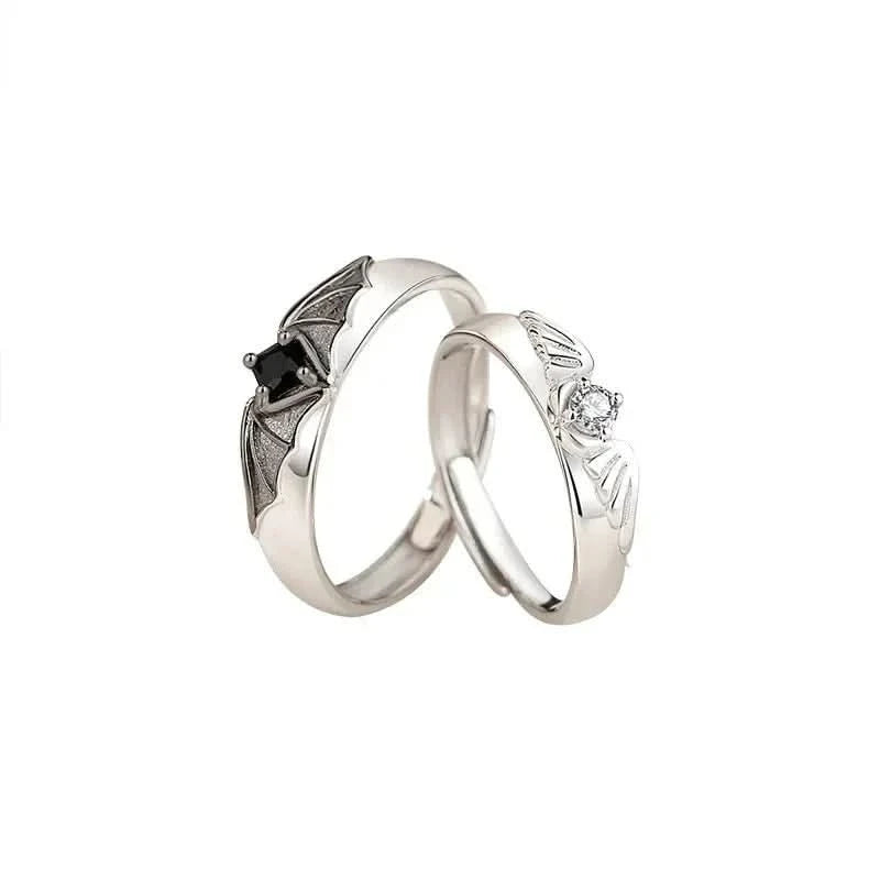 Set de anillos por siempre de oscuridad y luz