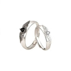 Set de anillos por siempre de oscuridad y luz