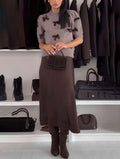 Emilia | Elegant Knit & Skirt Set