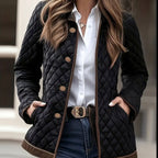 Madeline | Classic Quilted Button Jacket