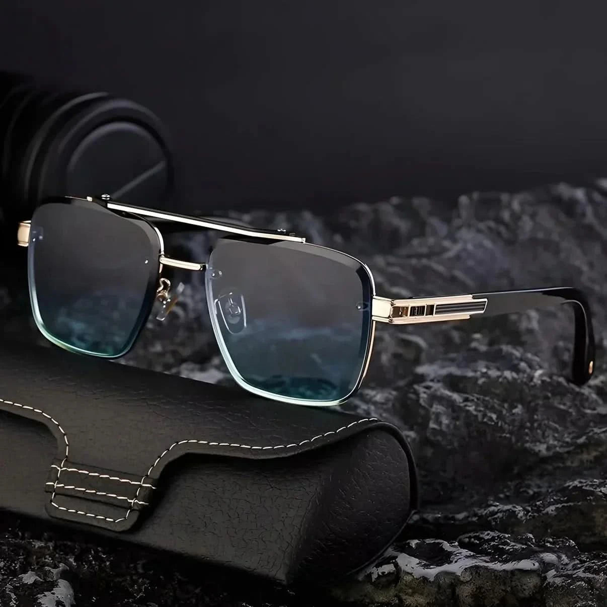 Stratus Ice™ | Aluminium Iced Square Sunglasses | UV400