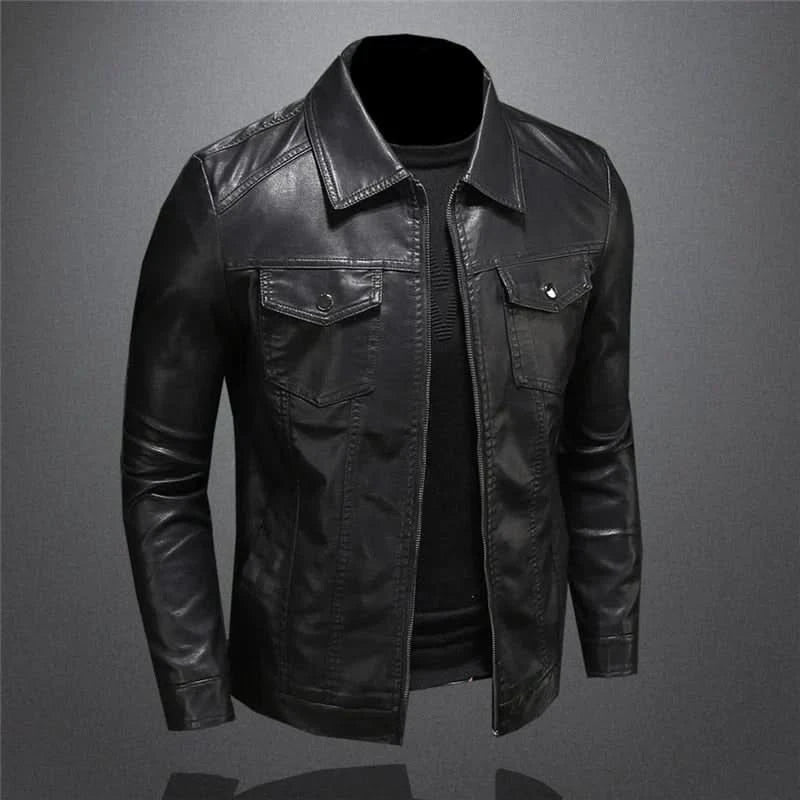 Darius | Elegante chaqueta moderna con cremallera delantera