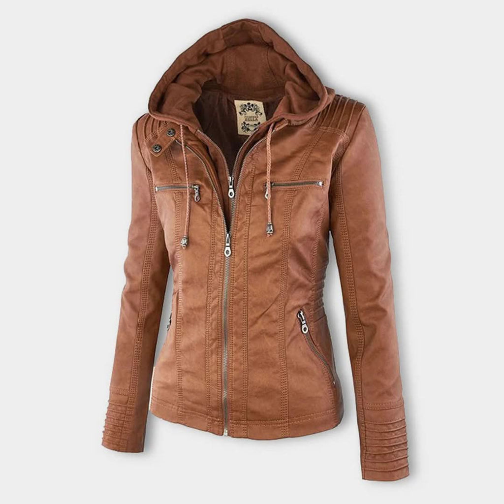 Elena | Chaqueta intemporal de efecto piel