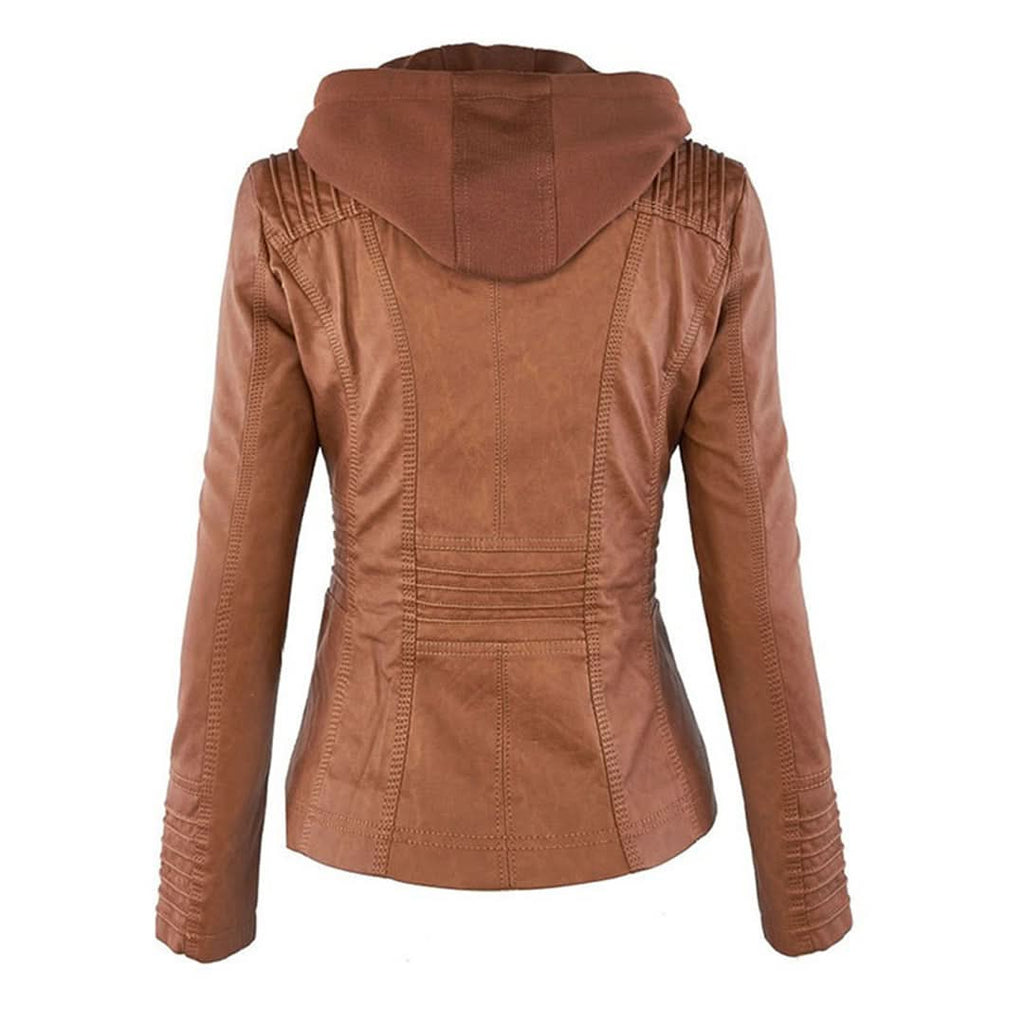 Elena | Chaqueta intemporal de efecto piel