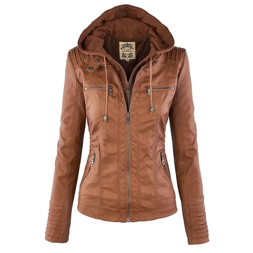 Elena | Chaqueta intemporal de efecto piel