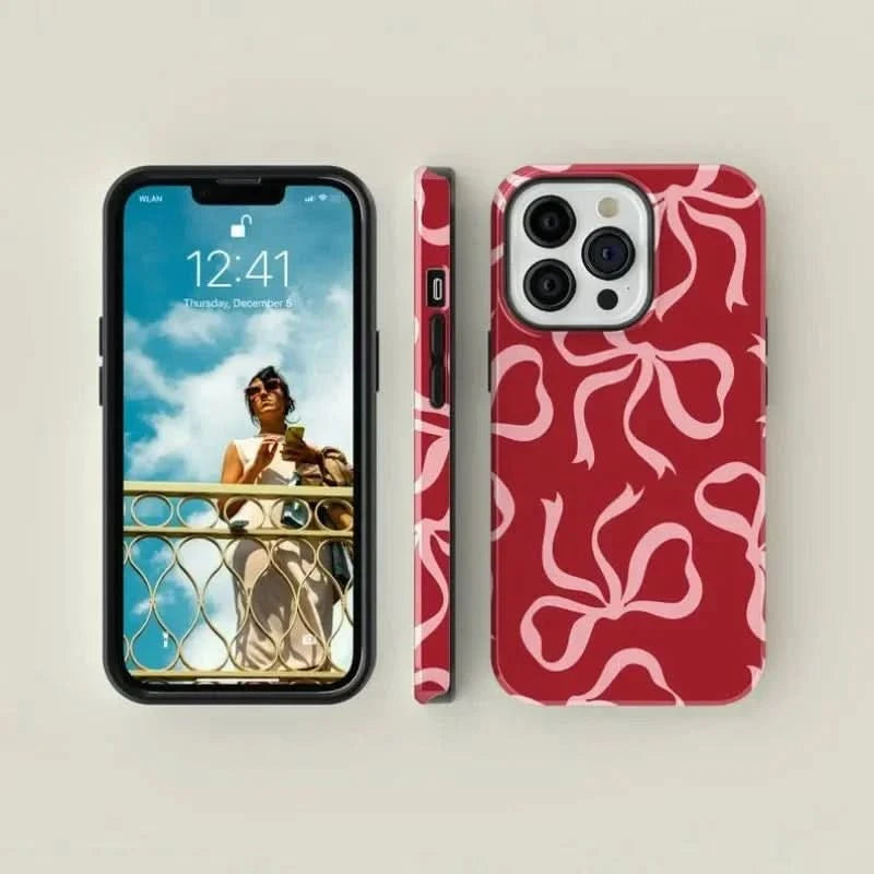 Blush Bow iPhone Case