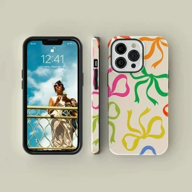 Coque d'iPhone Nœud papillon rose