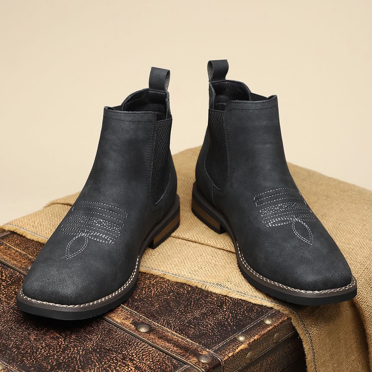 Grant | Bottines Chelsea à enfiler épurées