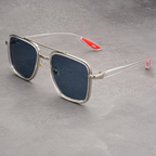 Rift Noir X™ | Square Metal-Acetate Sunglasses | UV380