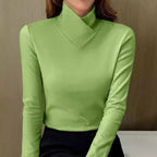 Isabelle | Cuello alto esculpido suave al tacto