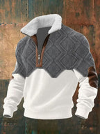 Holden | Pull zippé à col montant classique