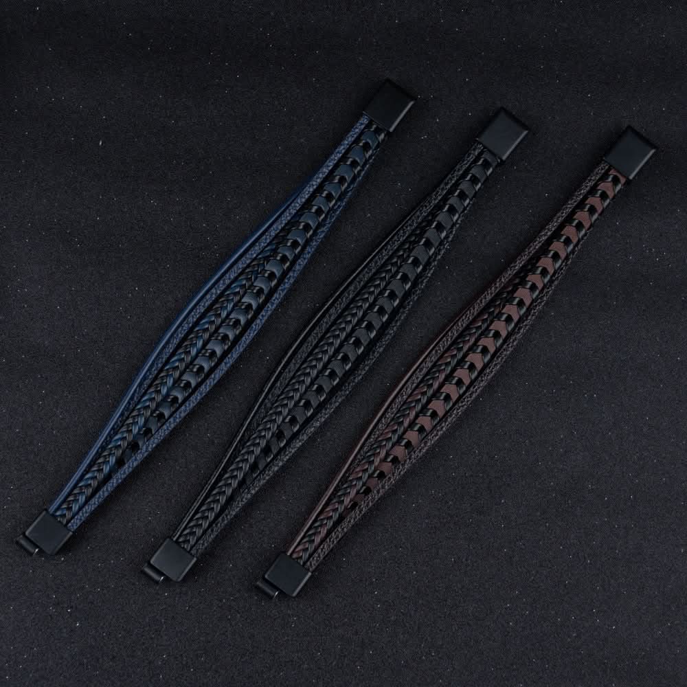 Miles | Bracelet de poignet tressé multicouche