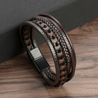 Miles | Bracelet de poignet tressé multicouche