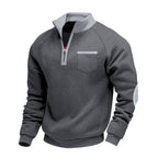 Luke | Sweat-shirt classique avec fermeture éclair 1/4