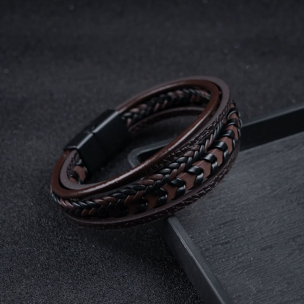 Miles | Bracelet de poignet tressé multicouche
