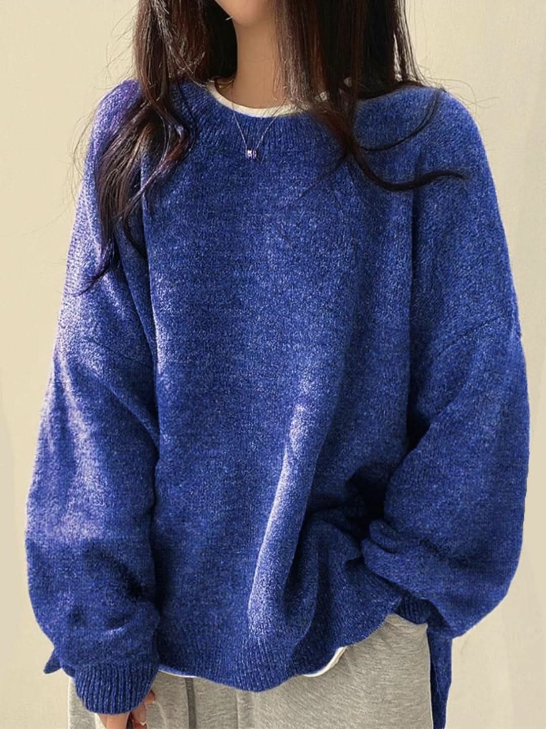 Madison | Pull en maille décontracté à épaules tombantes