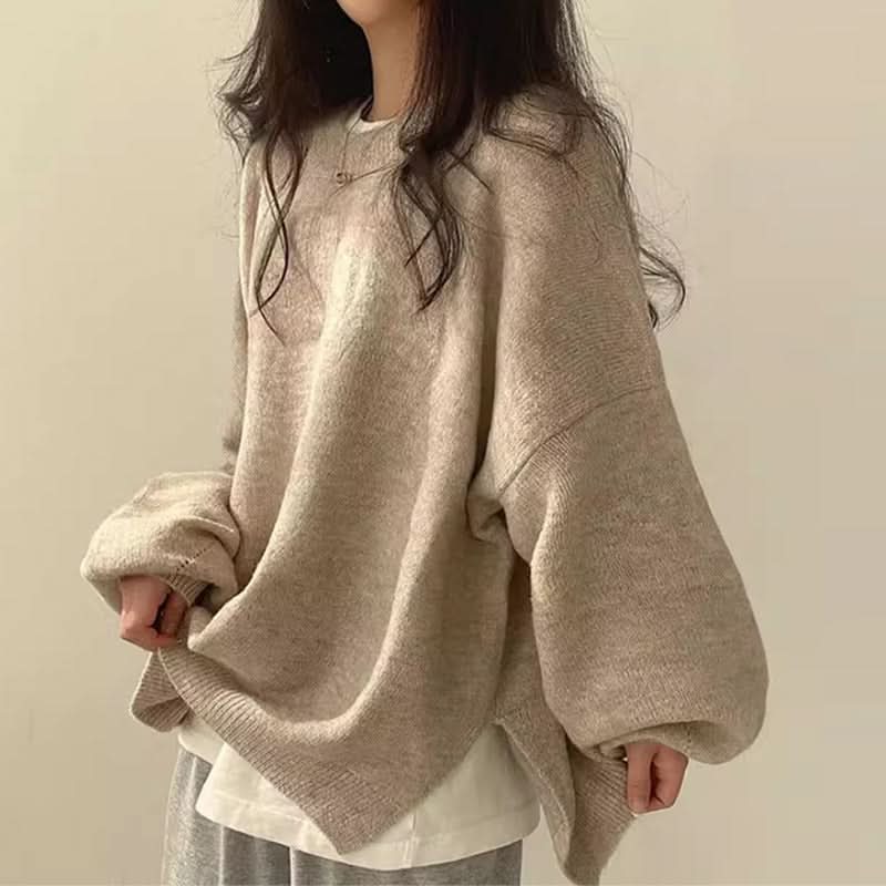 Madison | Pull en maille décontracté à épaules tombantes