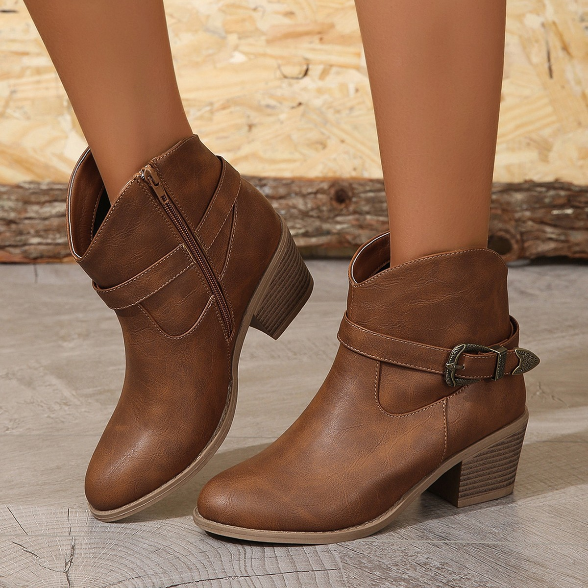 Botines de cuero Darcy West