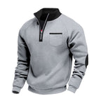 Luke | Sweat-shirt classique avec fermeture éclair 1/4