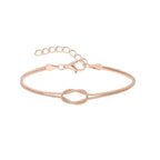 Elena | Pulsera con cadena de nudos elegante