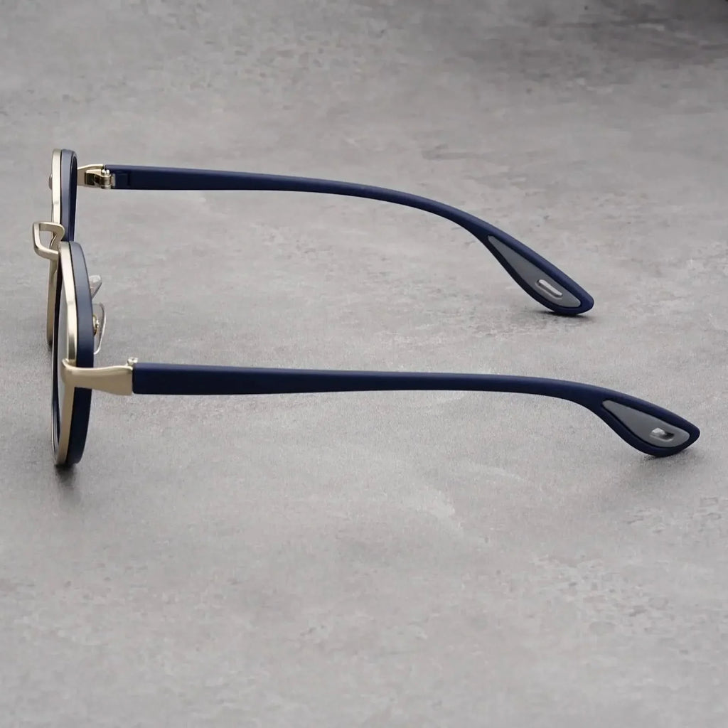 Rift Origin™ | Round Metal-Acetate Sunglasses | UV400