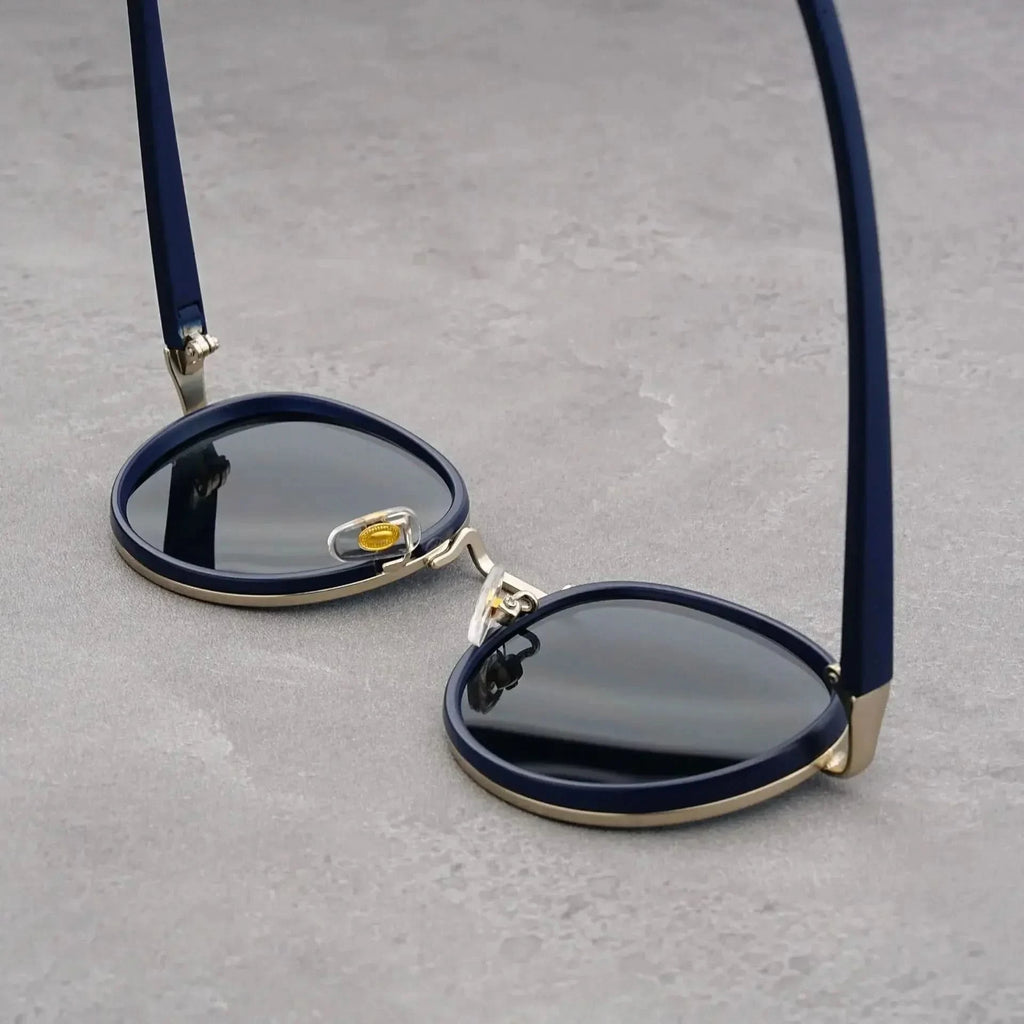 Rift Origin™ | Round Metal-Acetate Sunglasses | UV400