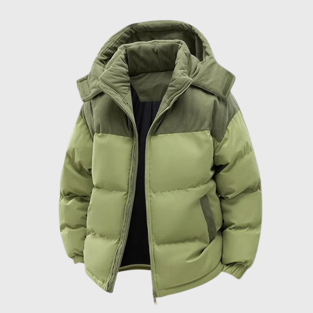 Landon | Chaqueta de plumón con capucha aislante