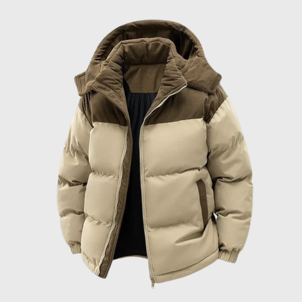 Landon | Chaqueta de plumón con capucha aislante
