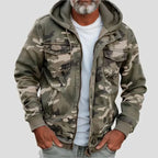 Beckett | Chaqueta utilitaria con capucha de camuflaje resistente