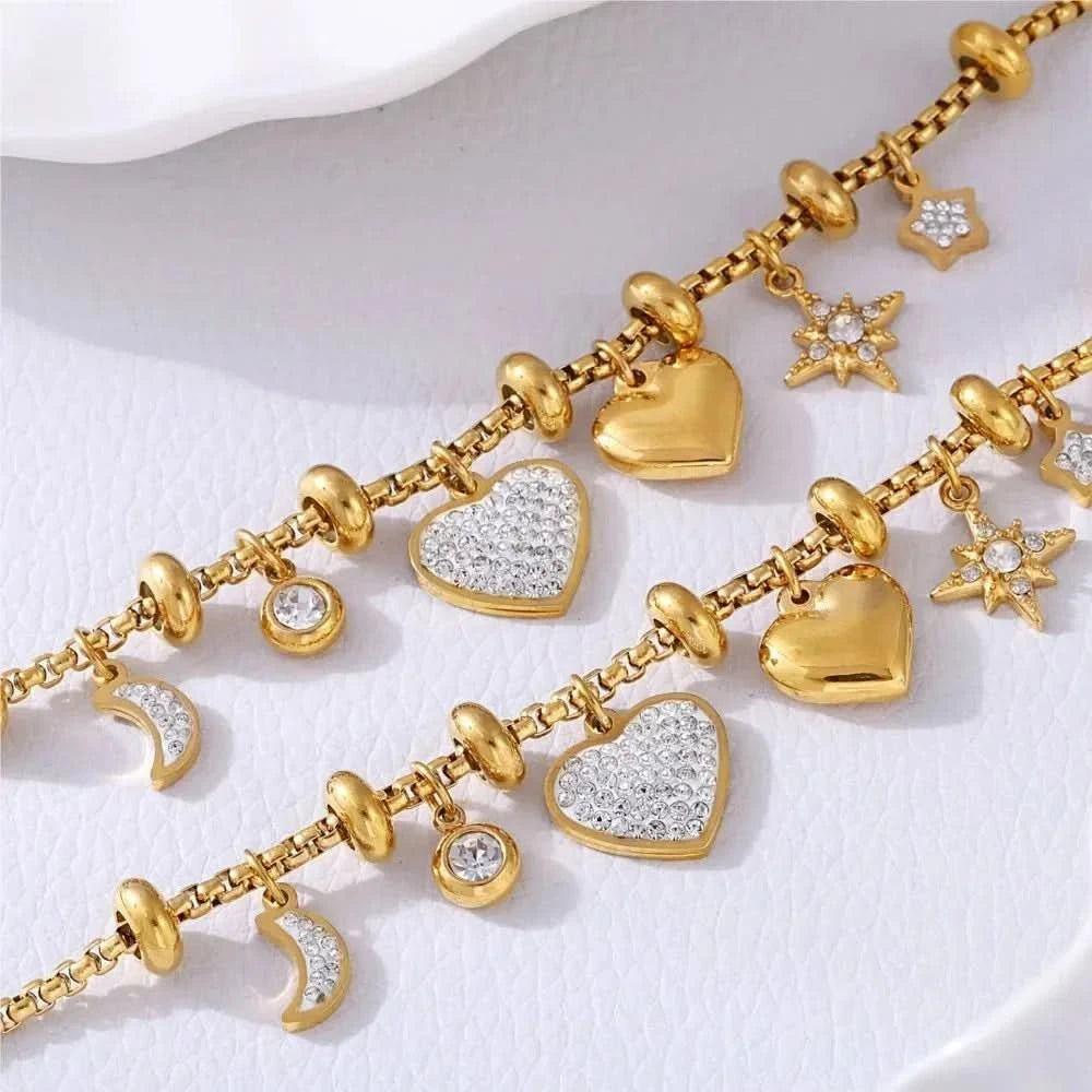 Pulsera de dijes Heartstrings