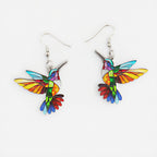 Lana | Boucles d'oreilles colibri colorées
