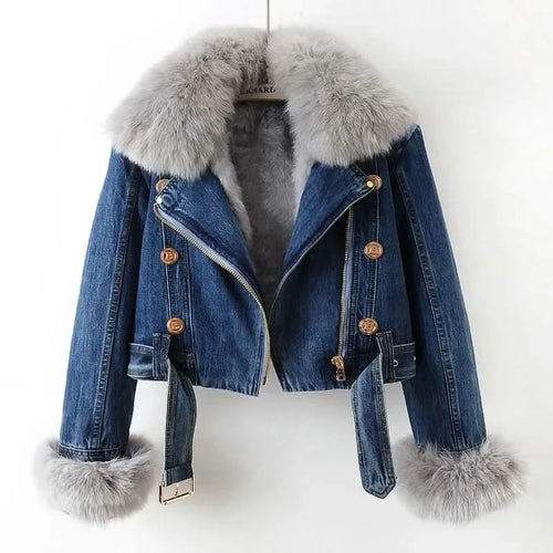 Chaqueta de Piel Sintética Bella Frost
