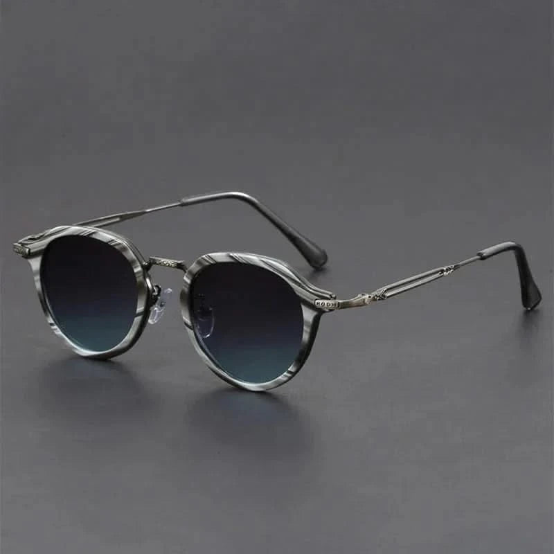 Axis Round™ | Round Metal Detail Sunglasses | UV400 Anti-Reflective