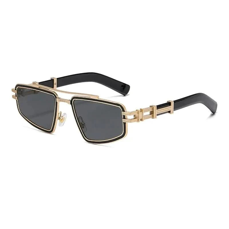 Arlo Apex™ | Gold Accent Geometric Sunglasses | UV400