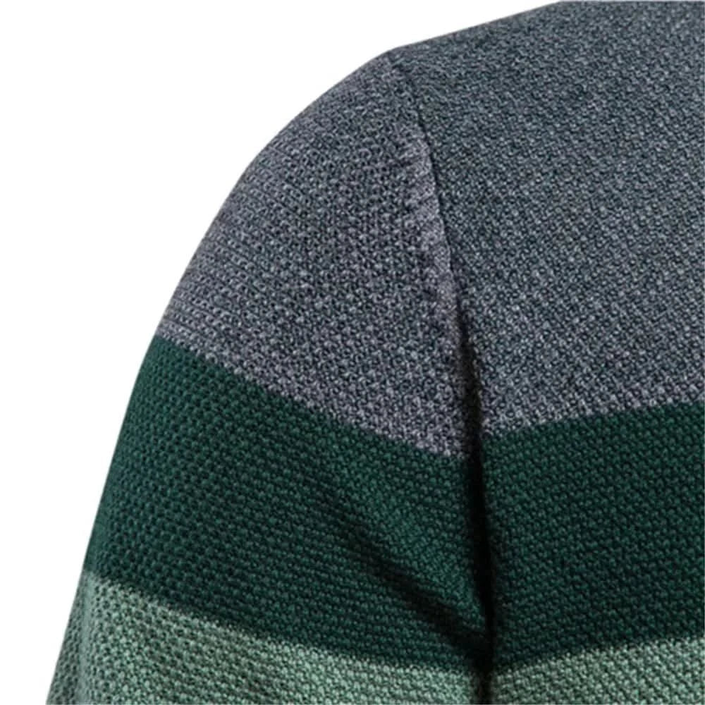 Marcus | Refined Color-Block Crew Sweater