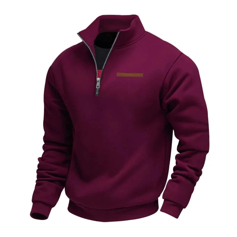 Gabriel | Sudadera cómoda con cuello de cremallera (Quarter-Zip)
