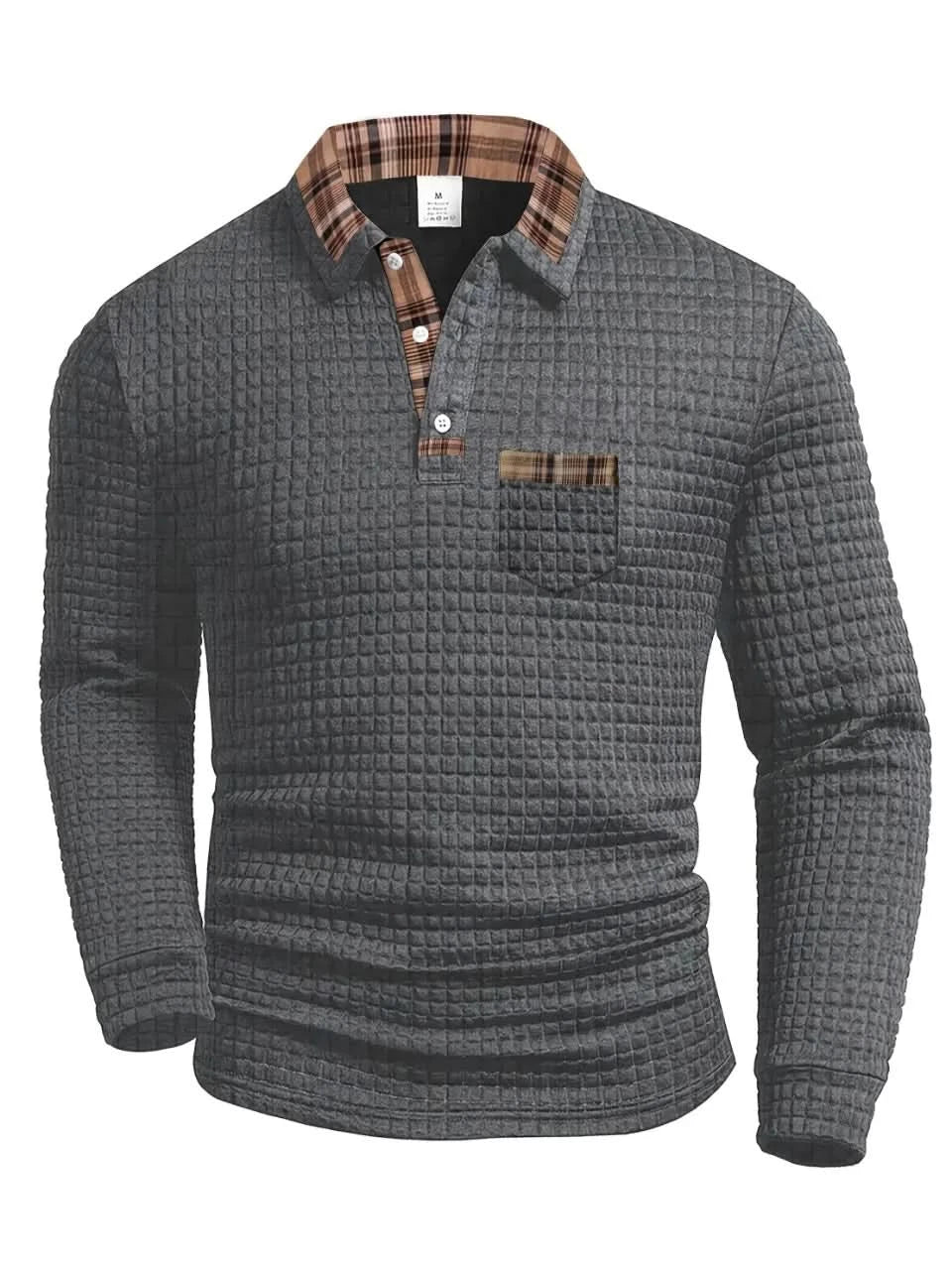 Miles | Polo con estampado de cuadros clásico