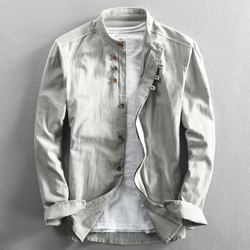 Evan | Camisa clásica de botones de manga larga
