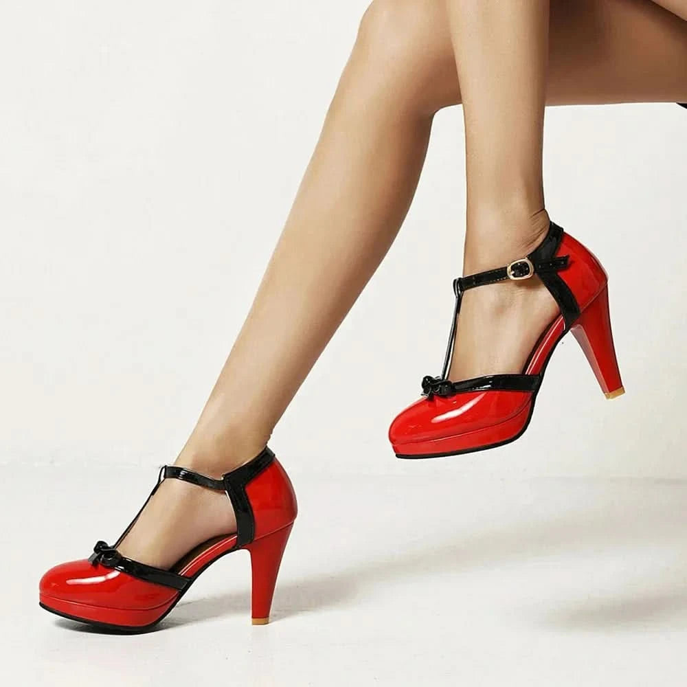 Escarpins T-bar Vivienne