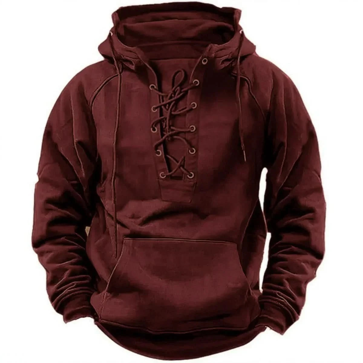 Dawson | Sudadera con capucha de exterior retro con cordones