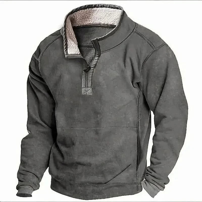 Bryan | Suéter con cremallera corta Cozy Winter