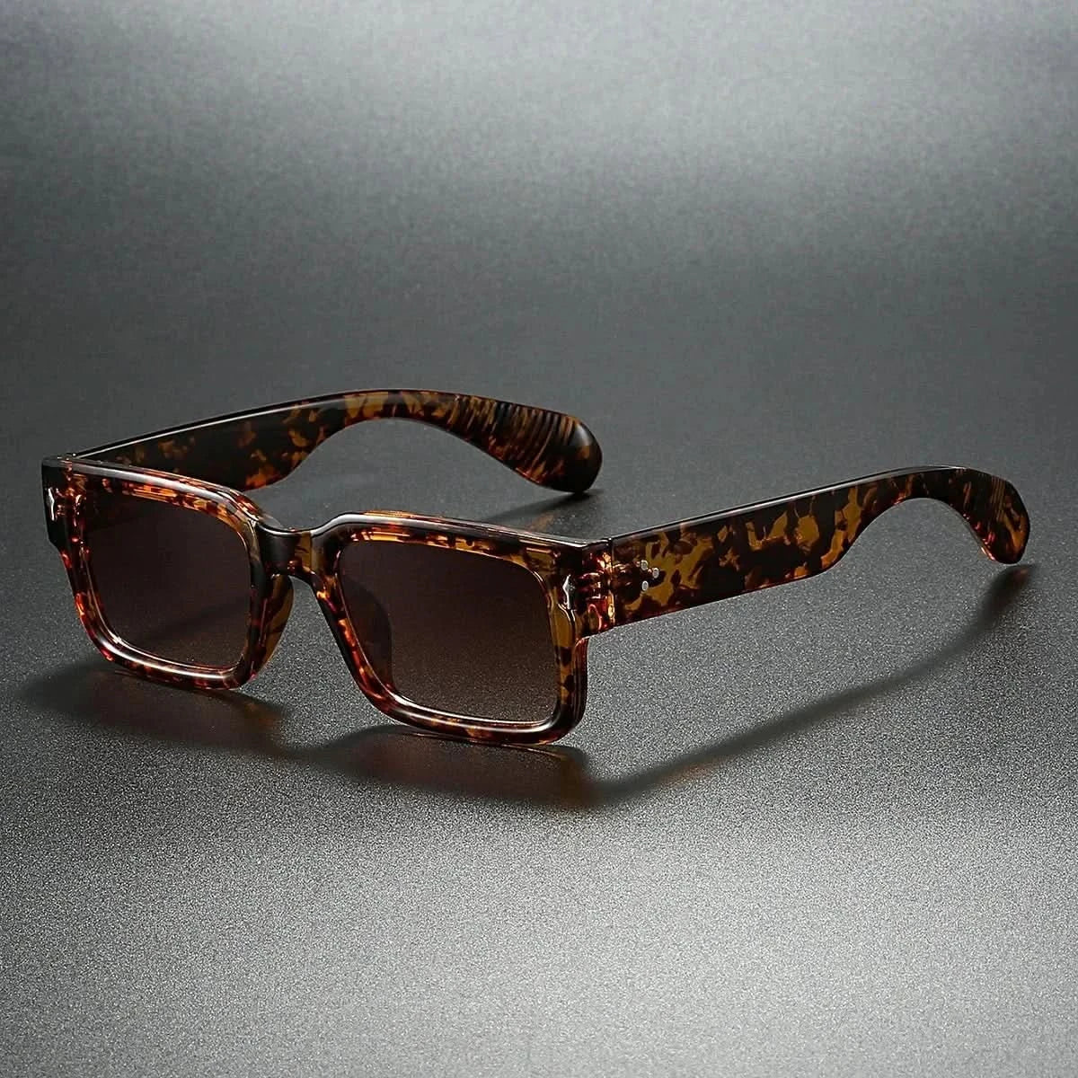 Terra Bold™ | Square Tortoiseshell Sunglasses | UV400 Wide Temple