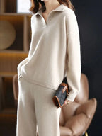 Harper | Conjunto Lounge Elegante a Medida con Cuello Polo