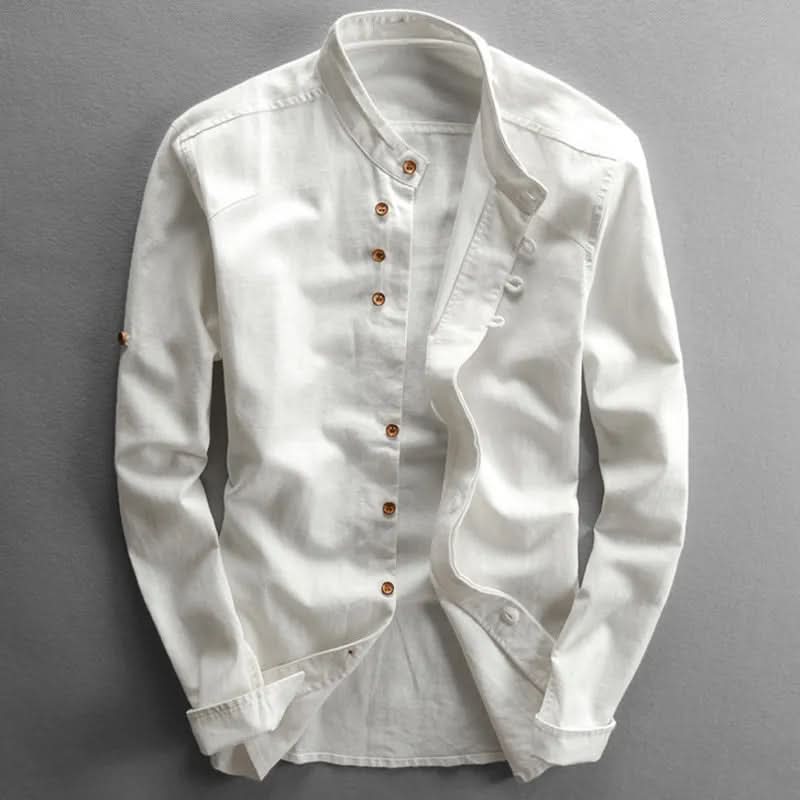 Evan | Camisa clásica de botones de manga larga